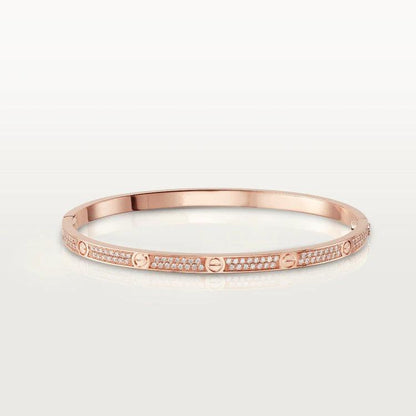 [Dawnora Jewelry]LOVE BRACELET 3.65MM DIAMOND-PAVED
