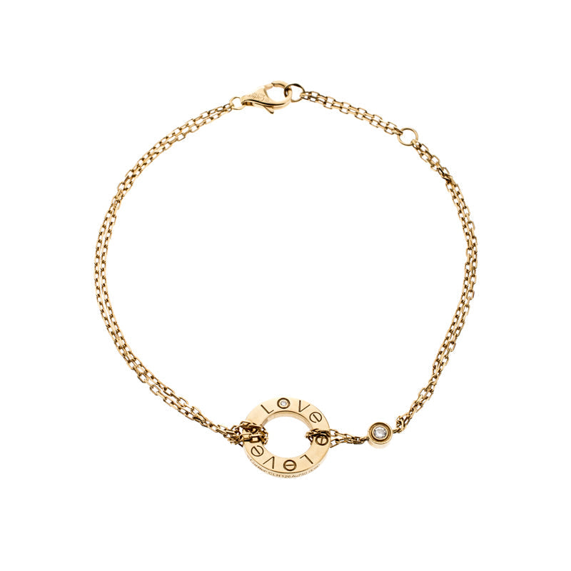 [Dawnora Jewelry]LOVE BRACELET 2 DIAMOND