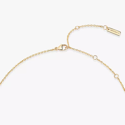 [Dawnora Jewelry]Lucky Eye Diamond Necklace in Rose Gold and Turquoise