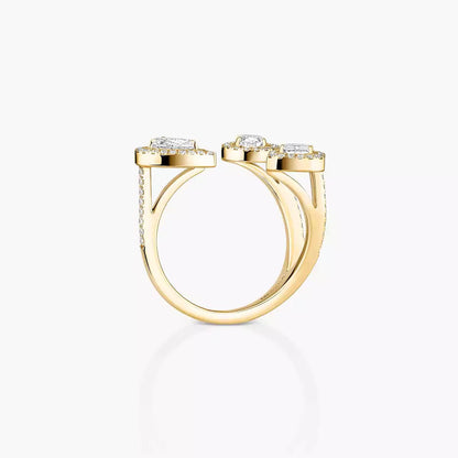 [[Dawnora Jewelry] Diamond Ring 0,25ct My Twin Trilogy