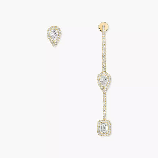 [Dawnora Jewelry]Diamond Drop Earrings My Twin