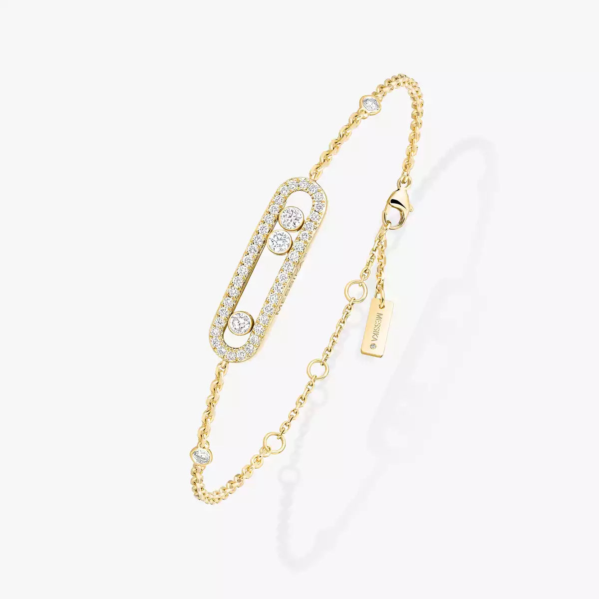 [Dawnora Jewelry]Pavé Baby Move Diamond Bracelet
