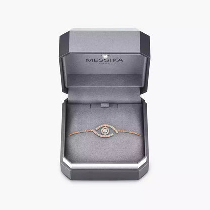 [Dawnora Jewelry]Lucky Eye Pave-Set Diamond Bracelet
