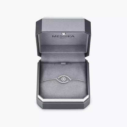 [Dawnora Jewelry]Lucky Eye Pave-Set Diamond Bracelet