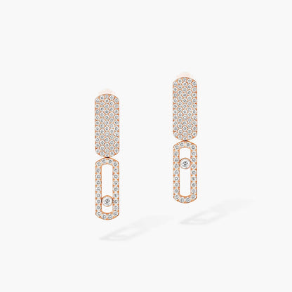 [Dawnora Jewelry]Imperial Move SM Diamond Earrings