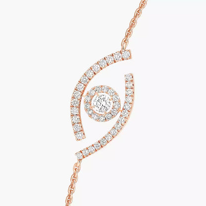 [Dawnora Jewelry]Lucky Eye Pave-Set Diamond Bracelet