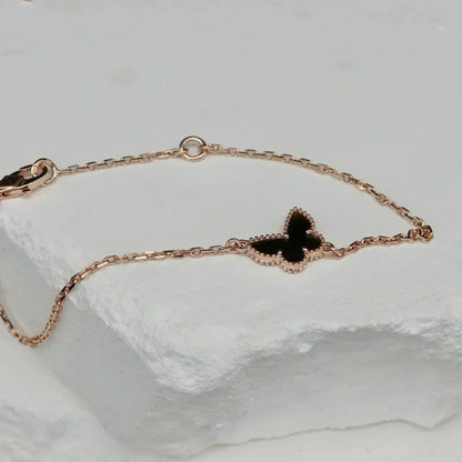 [Dawnora Jewelry]BUTTERFLY ONYX  BUTTERFLY BRACELET