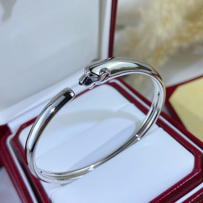 [Dawnora Jewelry]PANTHERE SILVER OPEN BRACELET