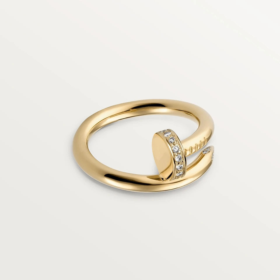[Dawnora Jewelry]JUSTE RING 2.65MM GOLD DIAMOND